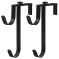thumbnail image 1 of Unique Bargains 2PCS Adjustable Pool Pole Hanger, Double Pool Hooks for Hanging Pool Equipment Hooks (Black), 1 of 7