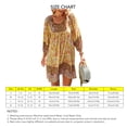 thumbnail image 4 of Vestido Floral ANGGREK Mini Vestido Informal Cuello En V Transpirable Elegante Para Fiesta, 4 of 6