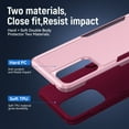 thumbnail image 3 of Designed for Samsung Galaxy A03s 5G Case, Heavy-Duty Tough Rugged Lightweight Slim Shockproof Protective Case for Samsung Galaxy A03s 5G, Pink, 3 of 7