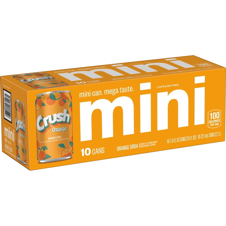 Crush Orange Soda, Caffeine-Free, 7.5 fl oz, 10 Pack photo 8