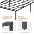 thumbnail image 3 of Metal Bed Frame with Sturdy Steel Bed Slats, Non-Noise Platform Bed Frame, Twin Size, 3 of 7
