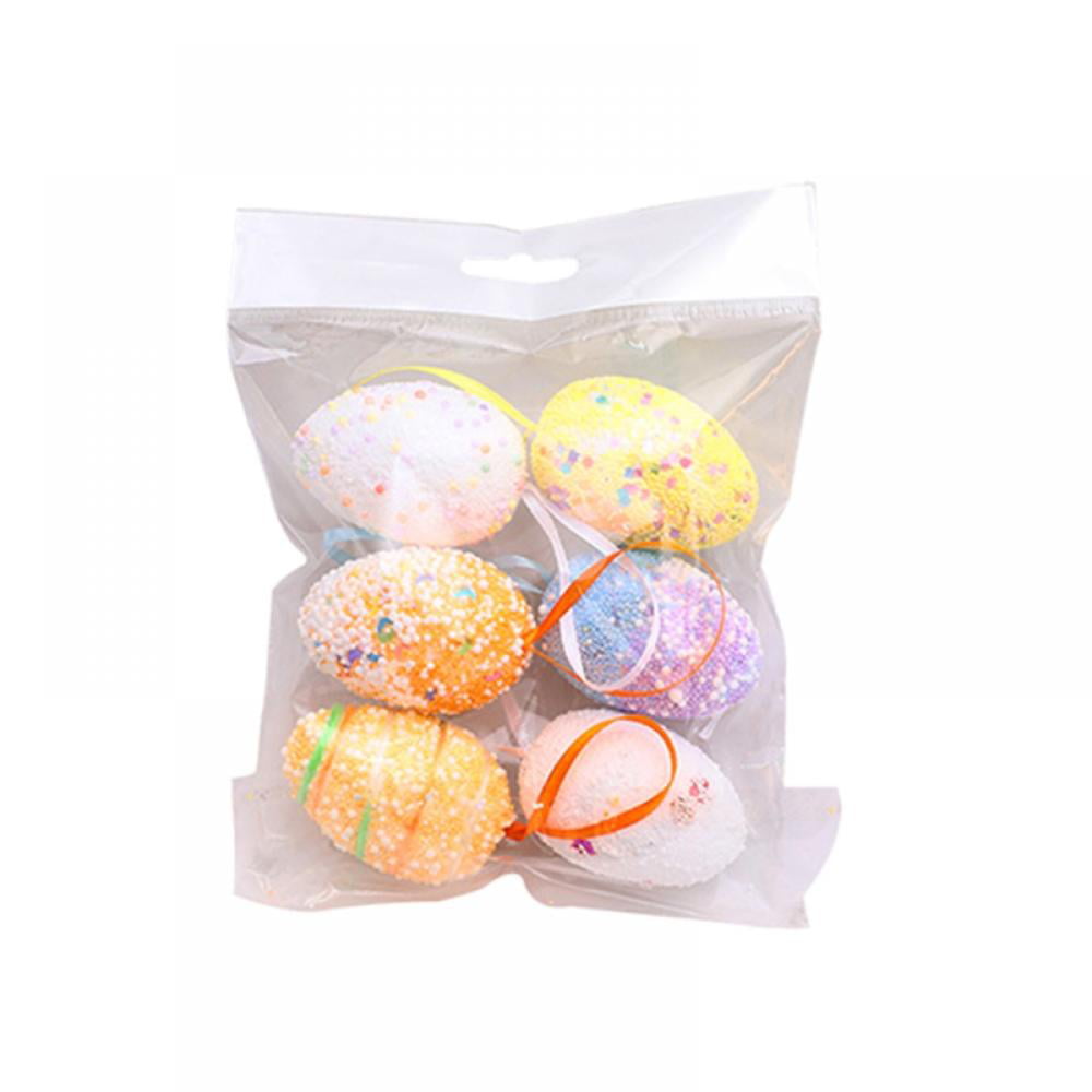 Easter Pastel Speckled Carton of Eggs Basket Bowl Filler Decor 12pcs