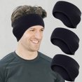 thumbnail image 4 of 3PCS Oreille Chauffe-Oreille Bandeau Sport Coupe-Vent Respirant Bandeau de Course, 4 of 5