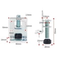 thumbnail image 4 of 4Pcs Furniture Leveling Feet Adjustable Leveling Feet for Cabinets and Tables, 4 of 10