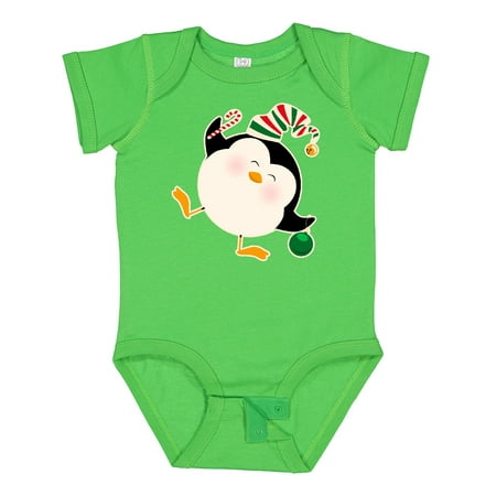 

Inktastic Happy Christmas Penguin Gift Baby Boy or Baby Girl Bodysuit