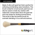 thumbnail image 3 of Kingart Original Gold Specialty Premium - Paint brush - round mop - size: 12, 3 of 15