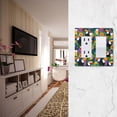 thumbnail image 5 of Yayeee Rocker Switch Wall Plate 1-Gang 4.6"x2.9" Home Decorative Outlet Cover, Colorful Toucans Pattern, 5 of 6