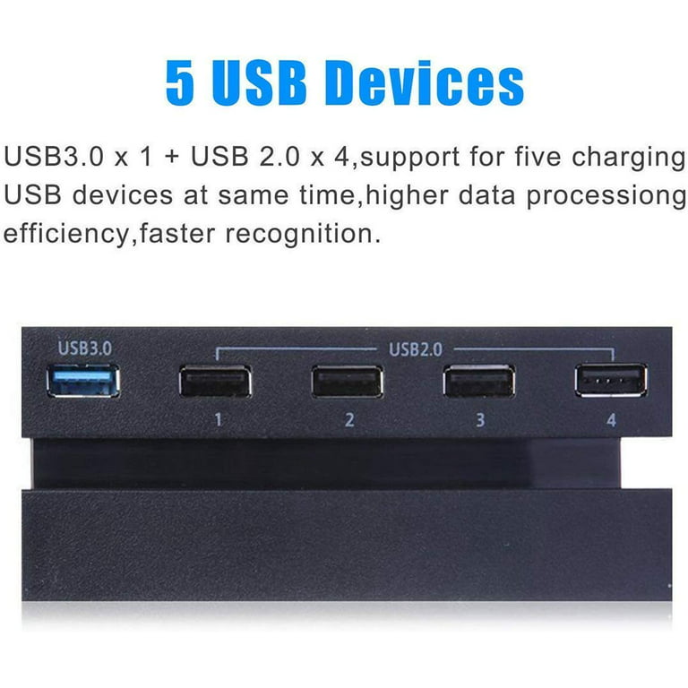 PS4 USB Hub 3.0 2.0 Adapter Expander Charger for Sony PS4