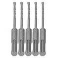 thumbnail image 1 of Broca de impacto, 5 piezas, brocas para taladro percutor rotativo, brocas para taladro percutor con punta de carburo, uso conveniente, 1 of 8