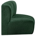 thumbnail image 6 of Meridian Furniture Arc Green Boucle Fabric Curved Corner, 6 of 7
