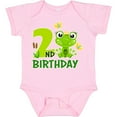 thumbnail image 3 of Inktastic 2nd Birthday Princess Frog Girls Baby Bodysuit, 3 of 5