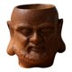 thumbnail image 5 of Maceta con forma de cabeza de Buda para plantas de interior, decoración de macetas para exteriores, contenedor tradicional para jardín, hogar, cocina Marrón, 5 of 8