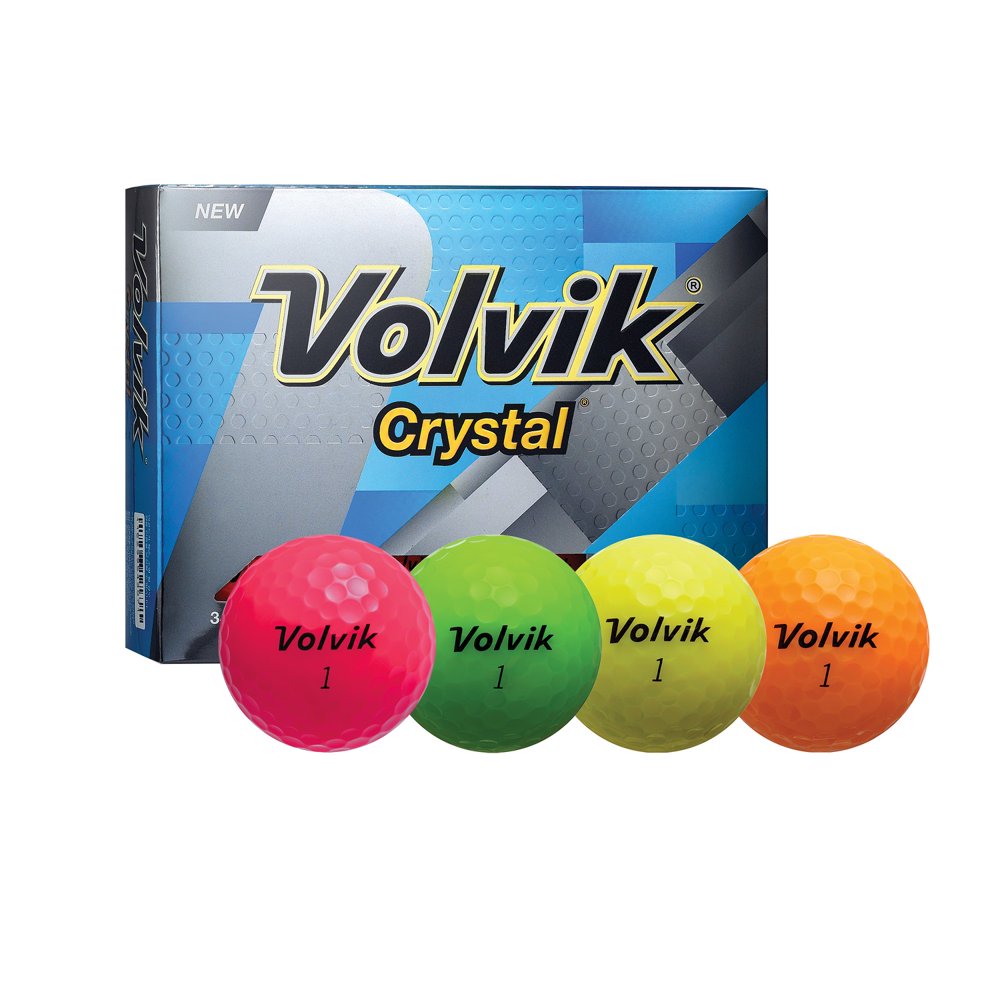 Volvik Golf Balls, MultiColor, 4 Pack