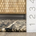 thumbnail image 3 of nuLOOM Julane Striped Jute Tassel Area Rug, 5' x 8', Dark Gray, 3 of 9