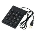thumbnail image 1 of Teclado Numérico USB 18 Teclas Sunnimix Mini teclado numérico Negro, 1 of 8
