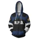 thumbnail image 3 of Sudadera con capucha Evils 4, disfraz de Halloween, chaqueta de Leon Scott Kennedy, suéter, cremallera, ropa, 3 of 5