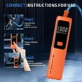 thumbnail image 7 of Car Tire Air Pump Portable, 150PSI Cordless Tire Inflator with Digital Pressure Gauge, Auto Shut Off, 3X Faster Inflation, Air Compressor for Car Tires, Motorcycle, Bike, Ball, Orange, 7 of 7