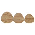 thumbnail image 4 of Jofran Reeves Abstract Contemporary Solid Acacia Wood Nesting End Tables (Set of 3), 4 of 9