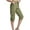 Army Green, variant on Xzbqbs Women's Cargo Capri Pants Lightweight Quick Dry Hiking Pants Summer Travel Casual Capris with 5 Pockets
