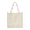 thumbnail image 2 of Bolso de hombro de para mujer, bolsos Hobo, bolsos de compras de gran capacidad, hueco elegante Beige Yuyangstore Bolso tejido a mano, 2 of 5
