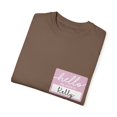 thumbnail image 3 of Novelty Hello My Name Is Kelly Women Wife Tag Nickname Fun Cute Name Tag Kelly Grandma Mom Tag Funny Daughter Unisex Garment-Dyed T-shirt, 3 of 4