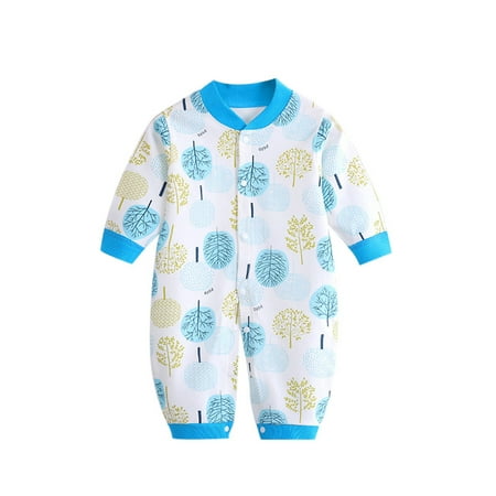 

TAIAOJING Baby Girls One-piece Rompers Babys Boys Print Spring Winter Animals Fruits Long Sleeve Jumpsuit Clothes Outfit 9-12 Months