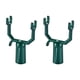thumbnail image 1 of 2 piezas de tenedores para colgar ropa, portátiles, de aleación de aluminio, para jardín y patio. verde, 1 of 9