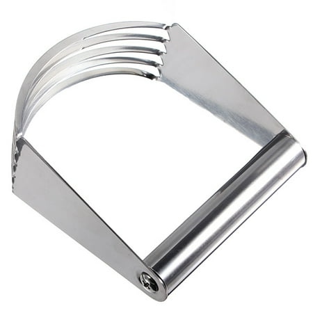 Silver 5 Sturdy Stainless Steel Dough Pastry Blades Bread Cake Cream Cutter Kitchen