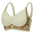 thumbnail image 2 of Womens Soft Wireless Bras， Comfortable Without Underwire Bralettes， Full Cup Seamless Everyday Bras, 2 of 9