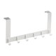thumbnail image 3 of Door Coat Hook with 6 Aluminium Clothes Hooks for 35-45mm Thick Door Punch-free Door Hanger For Hanging Coats Hats New, 3 of 5