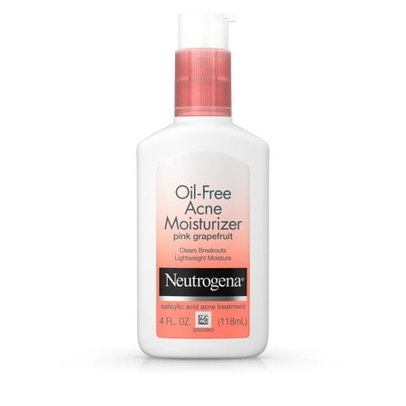 neutrogena acne moisturizer oil grapefruit pink facial oz fl acid salicylic