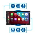 thumbnail image 3 of JENSEN J1CA7-BUC Apple CarPlay Android Auto certificado de 7 pulgadas | Radio estéreo para coche con pantalla táctil de doble DIN | Llamadas manos libres Bluetooth y transmisión de música | Cámara de, 3 of 5