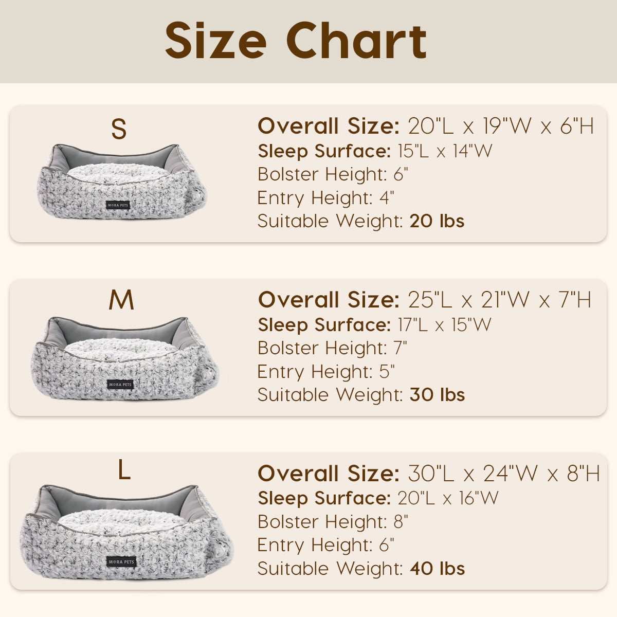 Cat Beds for Indoor Cats Reversible Cool & Warm with Neck Support Sides Washable All-Season , 20"X19",Gray