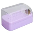 thumbnail image 1 of Portabrocas Para Uñas, Caja Expositora De Brocas De 30 Agujeros Con Cepillo De Limpieza, Caja Contenedora A Prueba De Polvo Para Cabezal De Pulido De Uñas, 1 of 7