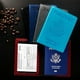 thumbnail image 5 of CDC Pasaporte Titular de la tarjeta de vacuna Protector de la tarjeta de vacunación de cuero de la PU, 5 of 8