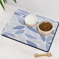 thumbnail image 3 of Boho Retro Floral Pet Feeding Mat-Absorbent Pet Placemat for Food and Water Bowl, with Waterproof Rubber Backing, Quick Dry Water Dispenser Mat for Dog and Cat (16"x24"), 3 of 7