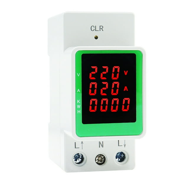 FlyFlise Household Electricity Meter Intelligent Electric Meter Guide Rail Installation