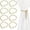 B001- Gold, variant on Curtain Tiebacks, Curtain Fasteners, Curtain Holders, Living Room Window Accessories, 8 Pack 17 Inch Adjustable Gray Pearl Accent Curtain Cord Tie Straps, Decorative Gray Curtain