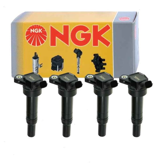 4 pc NGK Ignition Coils compatible with Kia Forte Koup 2.0L L4 2014-2016