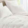 thumbnail image 4 of Cotton Bedding Set 3-Piece King Cotton Gauze Embroidered Quilt Set,White,Comforter Set, 4 of 22