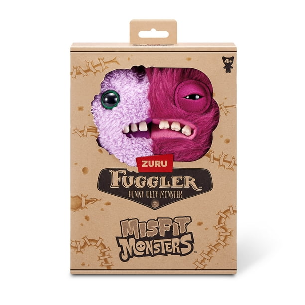 ZURU Fuggler Misfit Monsters ぬいぐるみ 海外購入 Fuggler Misfit Monsters 9-inch Series 1 (Gaptooth Weirdo - Lilac