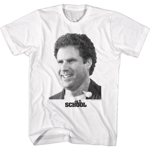 Old School Frank and Tranq White Adult T-Shirt