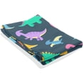 thumbnail image 5 of Coolnut Cute Dinosaur Tapestry Washable Polyester Art Wall Hanging Blanket for Living Room Bedroom Dorm Party, 60 x 40 Inch Home Decor Gifts, 5 of 7
