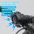 thumbnail image 3 of Bocina de bicicleta eléctrica, campana electrónica para bicicleta, bocina de bicicleta de 140 dB para adultos, 4 modos de sonido, bocina impermeable para bicicleta XianweiShao 1327533056823, 3 of 5