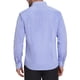 thumbnail image 3 of Camisas de vestir de patrón a cuadros para hombres Inspire Chic de manga larga XL azul oscuro y blanco, 3 of 5