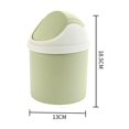 thumbnail image 1 of Plastic Mini Wastebasket Trash Can Tiny Desktop Waste Garbage Bin, 1 of 3