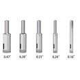 thumbnail image 2 of Glass Drill Bit Set- Drill Bits Glass Hole Saw Bottle Extractor Remover Tool, 2 of 5