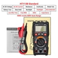 thumbnail image 2 of Digital Multimeter Professional True RMS 600V Voltage Meter Ammeter AC DC Ohm Hz Capacitance Diode Battery Tester , Readable, 2 of 6