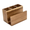 thumbnail image 3 of Porta Cubiertos Organizador de Cubiertos Recipiente para Utensilios Soporte de Servilletas Caja Rústica Elegante Adecuado para Mesa Comedor Sala, 3 of 9