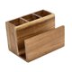 thumbnail image 3 of Porta Cubiertos Organizador de Cubiertos Recipiente para Utensilios Soporte de Servilletas Caja Rústica Elegante Adecuado para Mesa Comedor Sala, 3 of 9